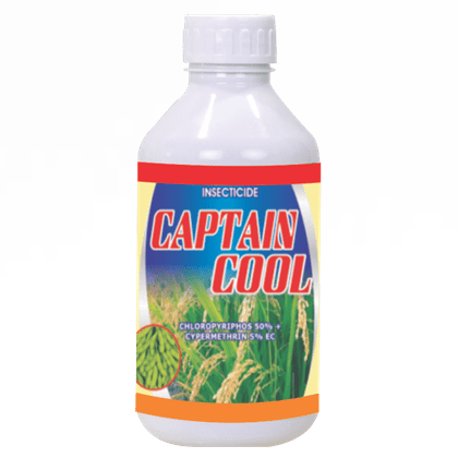 Captain Cool - CHLOROPYRIPHOS 50%+CYPERMETHRIN 5%EC